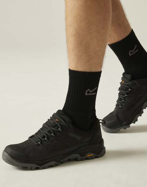 Regatta Blake lage Vibram-wandelschoenen in zwart - view 1