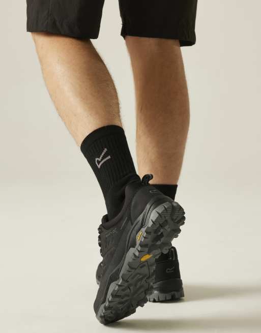 Regatta Blake lage Vibram-wandelschoenen in zwart, 2 van 4