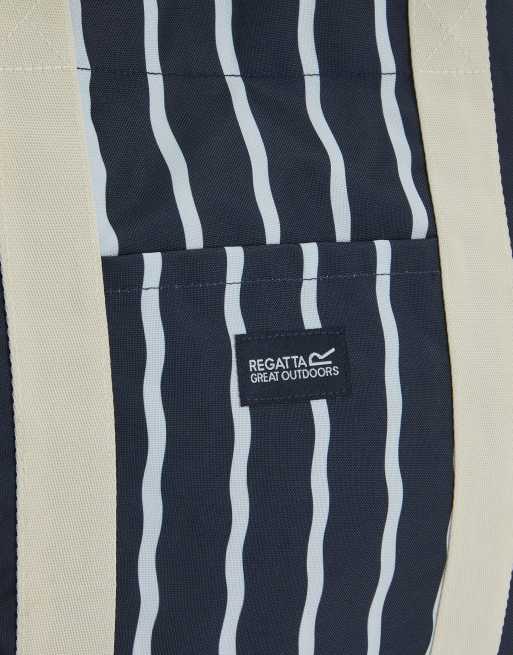 Regatta Boulder beach bag in navy white stripe, 2 of 4