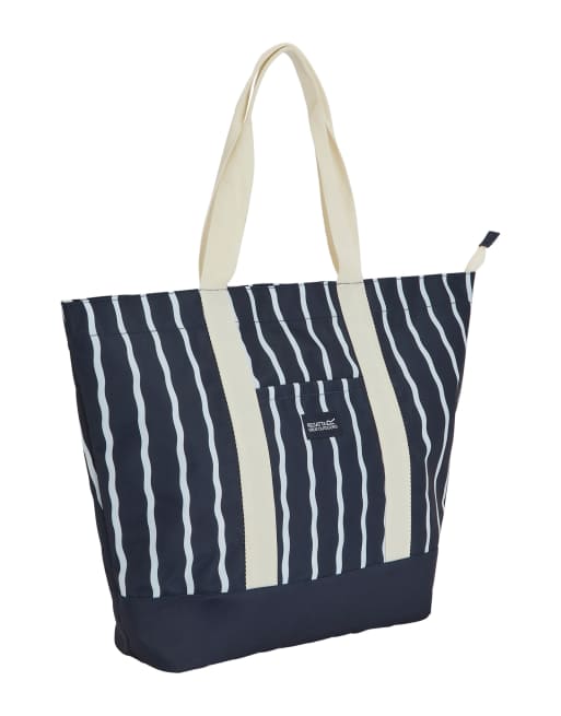 Regatta Boulder beach bag in navy white stripe, 3 of 4