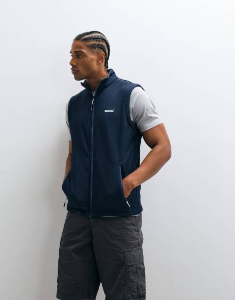 Regatta - Bradwell III - Veste sans manches en tissu softshell coupe-vent - Bleu marine - view 1