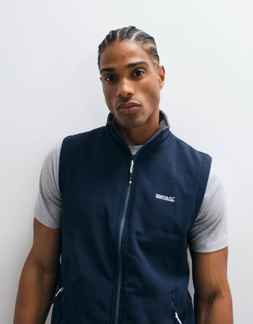 Regatta - Bradwell III - Veste sans manches en tissu softshell coupe-vent - Bleu marine, 2 de 5