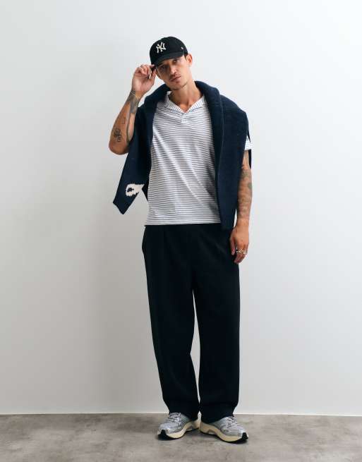 Regatta Breathable hadvo polo shirt in white navy stripe, 3 of 5