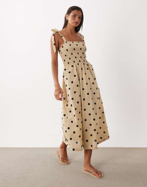 Regatta Cath kidson shirred sundress in cream spot print, 2 of 4
