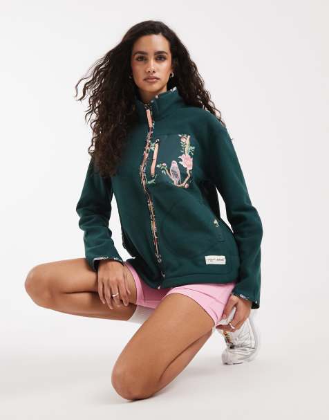 Regatta Cath kidston full zip fleece in deep pine - view 1