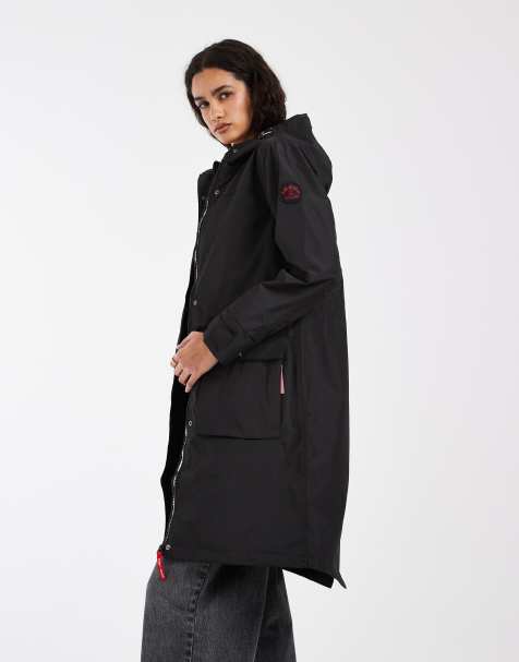 Regatta Cath kidston longer length jacket in black hackney rose - view 1