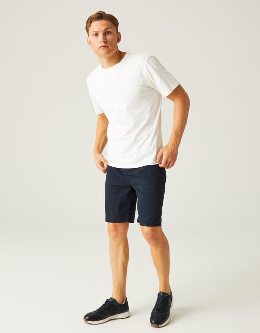Regatta - Comfy Aldan - Pantalones cortos chinos azul marino de estilo casual, 4 de 4