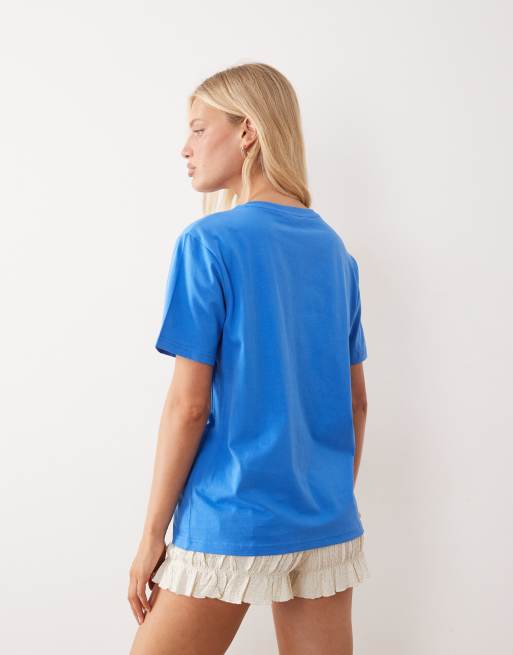 Regatta Comfy baska tee in sonic blue fleur, 4 of 4