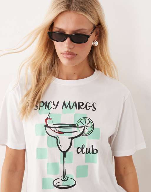 Regatta Comfy baska tee in white spicy margs, 3 of 4