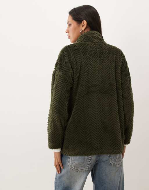 Regatta Cosy ayana fleece in dark khaki, 2 of 4