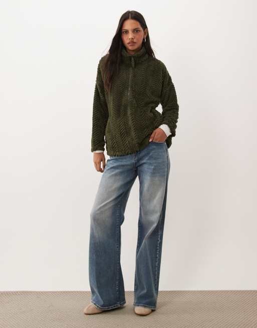 Regatta Cosy ayana fleece in dark khaki, 3 of 4