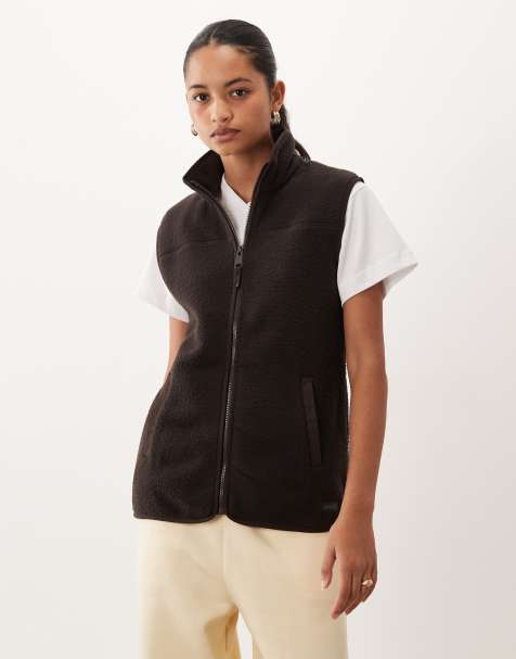 Regatta Cosy frankie borg bodywarmer in dark chocolate - view 1