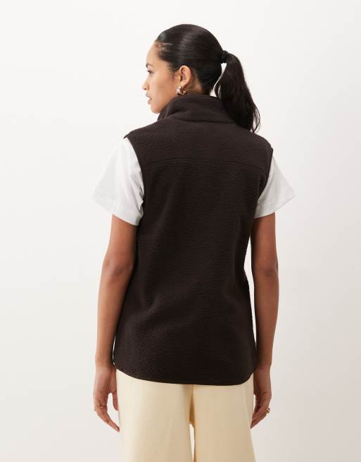 Regatta Cosy frankie borg bodywarmer in dark chocolate, 4 of 4