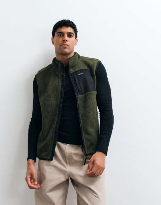Regatta Cosy frankie borg bodywarmer in dark khaki black, 3 of 10