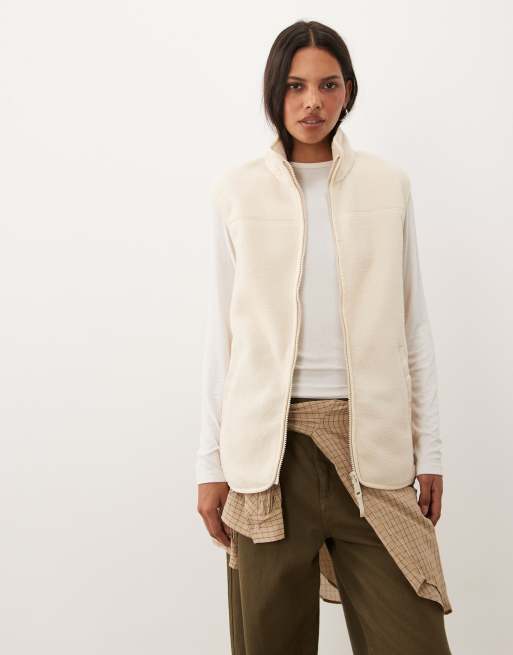 Regatta Cosy frankie borg bodywarmer in light vanilla, 2 of 4