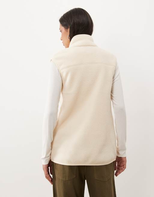 Regatta Cosy frankie borg bodywarmer in light vanilla, 4 of 4
