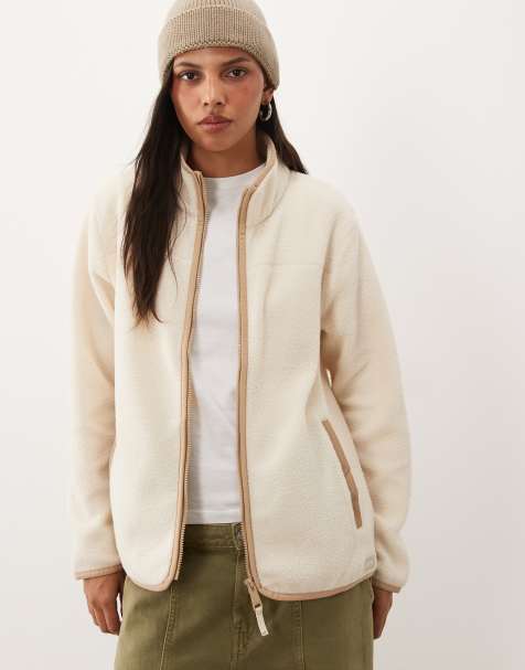 Regatta Cosy frankie borg full zip fleece in light vanilla barleycorn - view 1