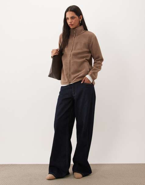 Regatta Cosy frankie borg full zip fleece in mocha - view 1