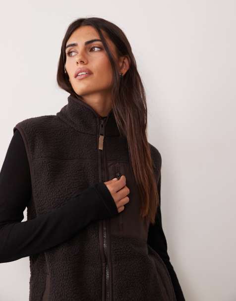 Regatta Cosy frankie borg longline bodywarmer in dark chocolate - view 1