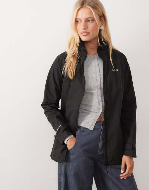 Regatta - Daysha II - Chaqueta negra impermeable con capucha - view 1