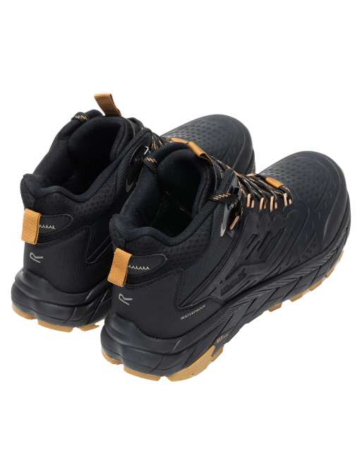 Regatta Derino mid waterproof boots in black rubber, 6 of 7