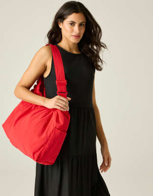 Regatta Drawstring Shoulder Bag In Red