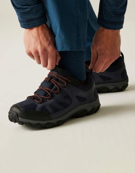 Regatta Edgepoint iv technical waterproof low walking boots in blue - view 1