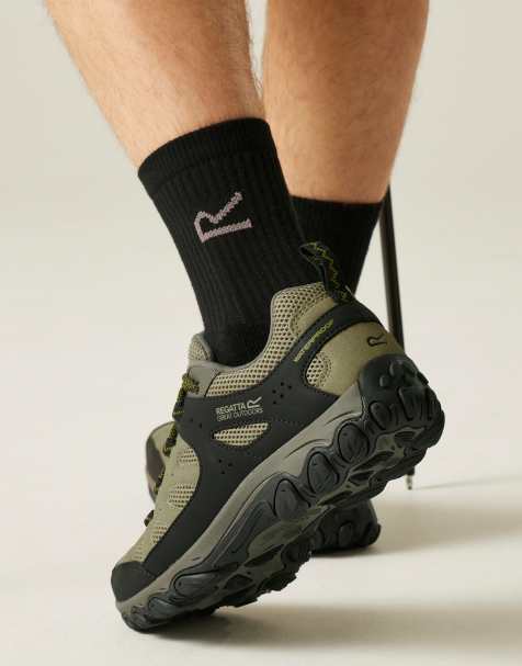 Regatta Edgepoint iv technical waterproof low walking boots in brown - view 1