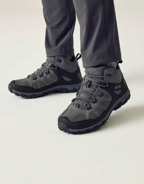 Regatta Edgepoint iv technical waterproof mid walking boots in grey - view 1