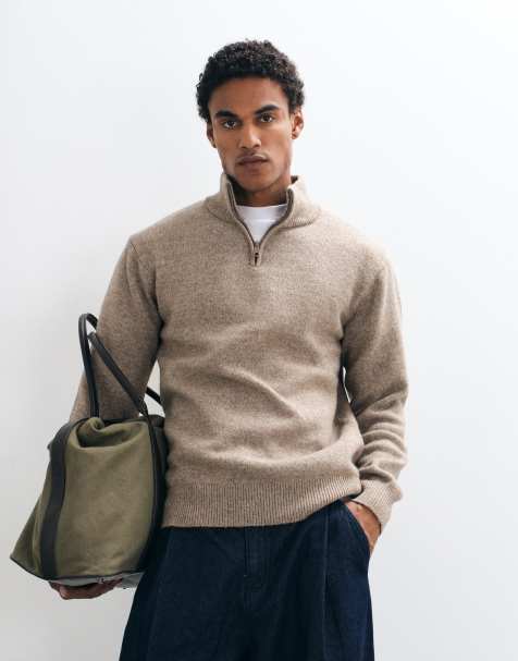 Regatta Edmonton half zip jumper in mocha - view 1