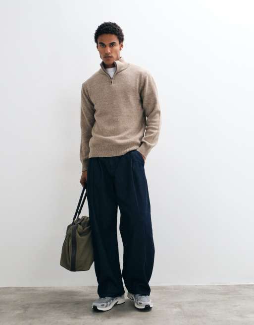 Regatta Edmonton half zip jumper in mocha, 2 of 5