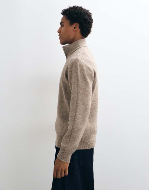 Regatta Edmonton half zip jumper in mocha, 4 of 5