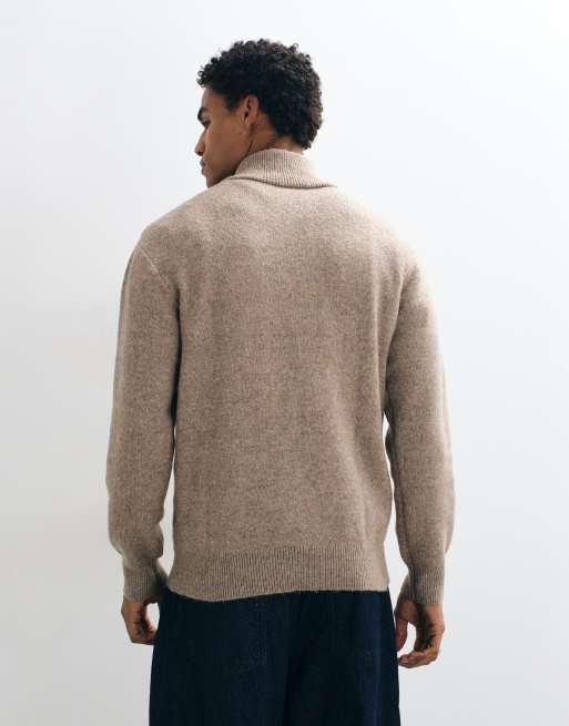 Regatta Edmonton half zip jumper in mocha, 5 of 5
