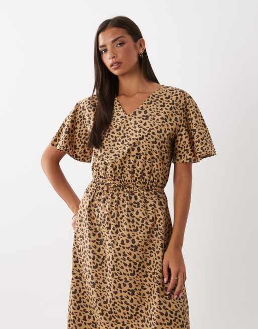 Regatta Elona midi dress in abstract leopard spot, 2 of 4