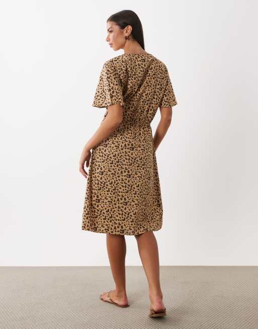 Regatta Elona midi dress in abstract leopard spot, 4 of 4