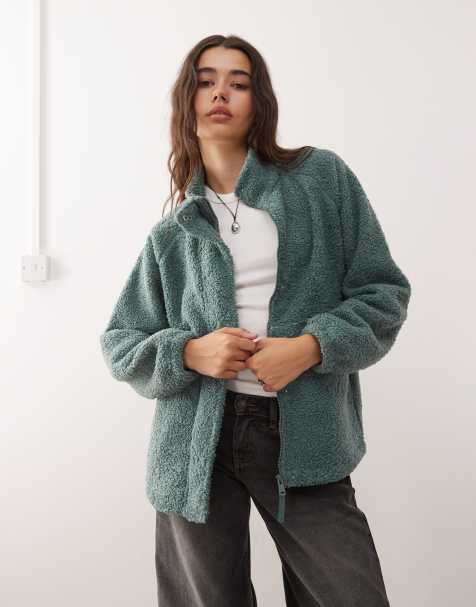 Regatta Emilica borg fleece in green - view 1