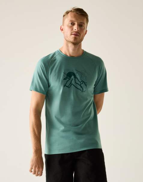 Regatta - Escade - Sneldrogend T-shirt in arctic groen - view 1