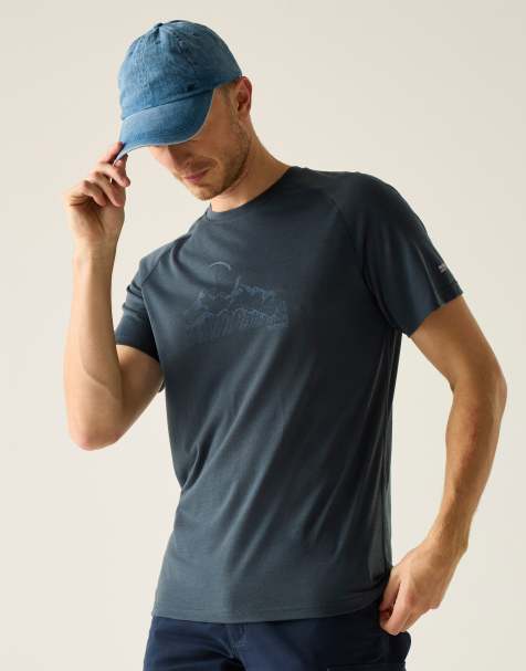 Regatta - Escade - T-shirt ad asciugatura rapida color cielo notturno - view 1