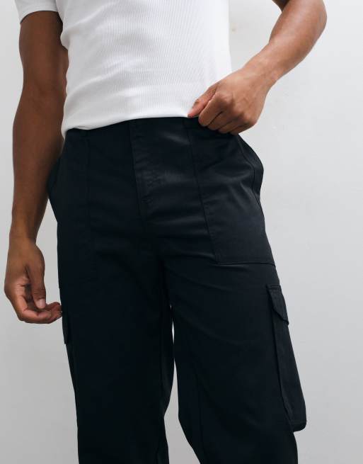 Regatta Essential cargo trousers in black, 3 of 5