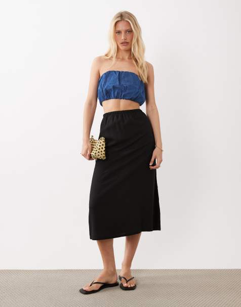 Regatta Flamenca midi skirt in black - view 1