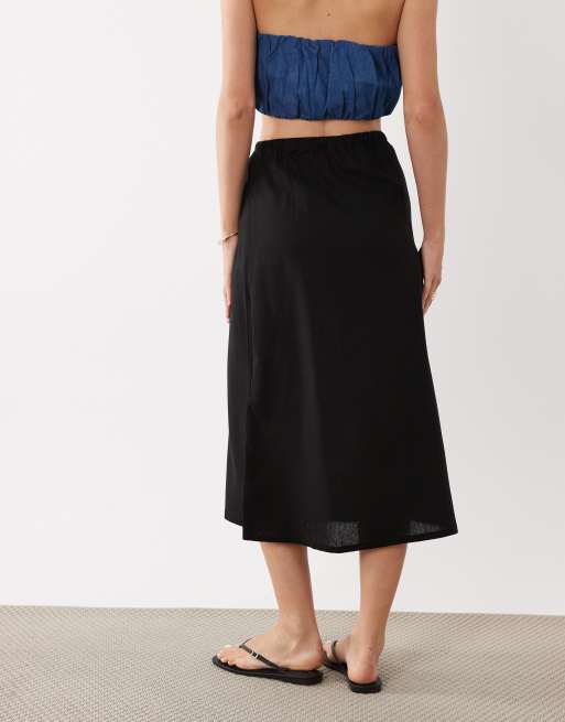 Regatta Flamenca midi skirt in black, 2 of 5