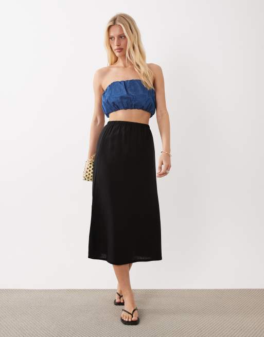 Regatta Flamenca midi skirt in black, 3 of 5