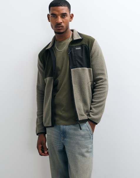 Regatta Frankie borg colour block cosy fleece in smokey olive dark khaki - view 1