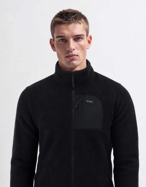Regatta Frankie borg cosy fleece in black black, 8 of 10