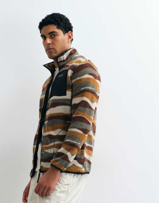 Regatta Frankie borg cosy fleece in ground coffee mountain range, 5 of 10