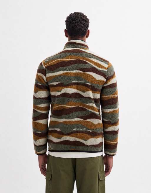 Regatta Frankie borg cosy fleece in ground coffee mountain range, 9 of 10