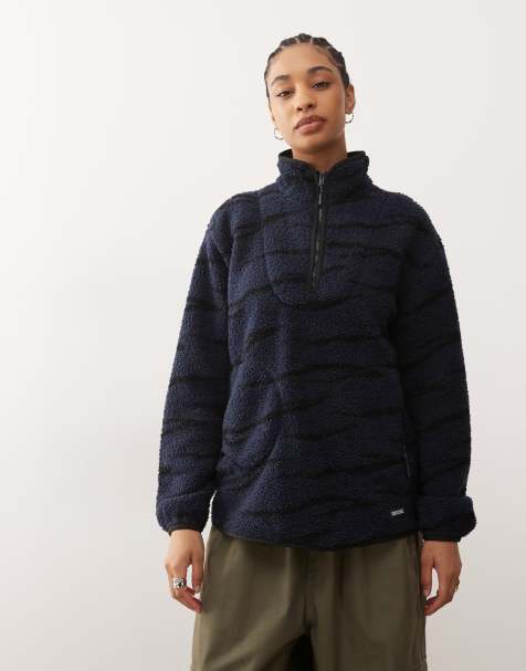 Regatta Frankie borg half zip fleece in blue - view 1