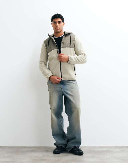 Regatta Frankie borg hybrid insulated fleece in abbeystone smokey olive, 4 of 5