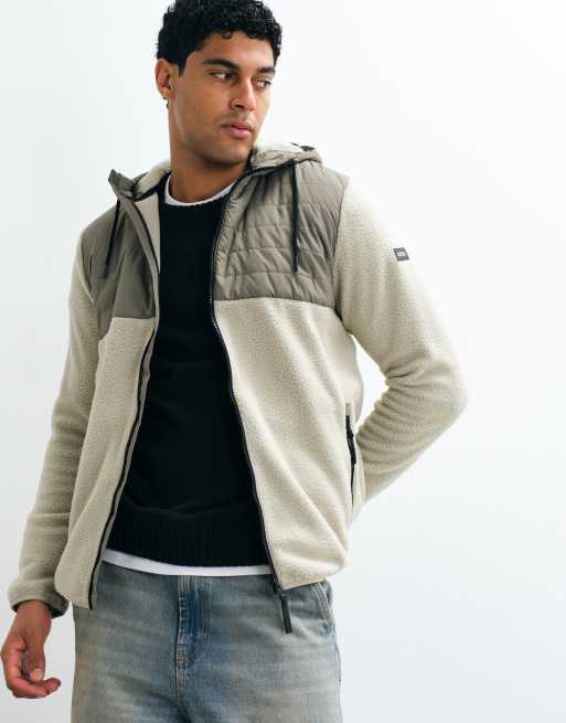 Regatta Frankie borg hybrid insulated fleece in abbeystone smokey olive, 5 of 5