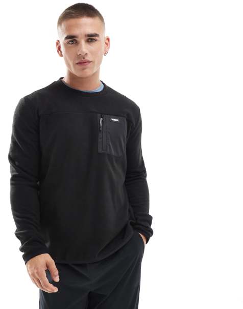 Regatta Frankie crew fleece in black - view 1